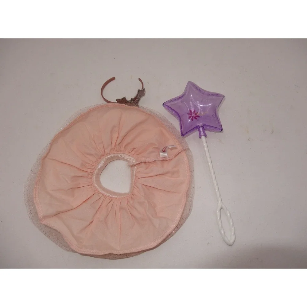 American‎ Girl Tenney Grant Sparkle Glitter Tulle Doll Skirt Tutu Headband Star